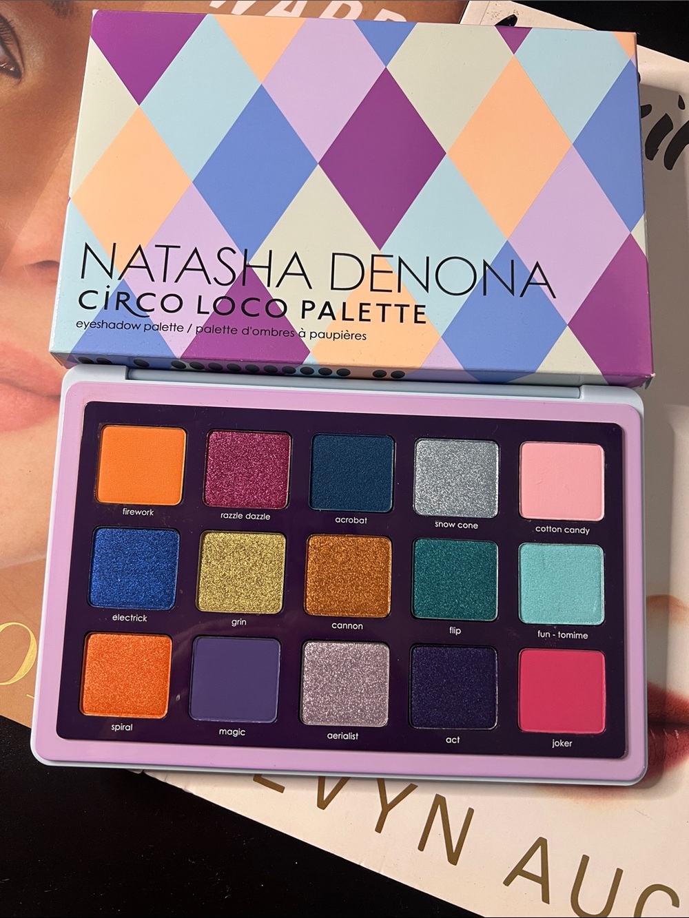 Natasha Denona Circo Loco Eyeshadow Palette — Vibrant Multi-Color Set
